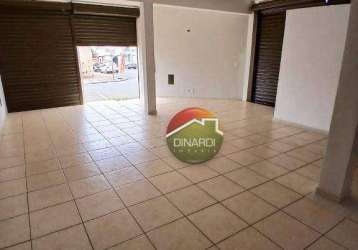 Salão para alugar, 60 m² por r$ 3.500,00/mês - ipiranga - ribeirão preto/sp