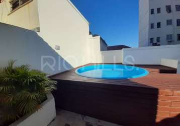 Apartamento cobertura duplex de 3 quartos, com 180m², à venda no jardim icaraí, niterói/rj