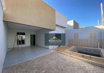 Casa 3 quartos (1 suite) à venda, 103 m² por r$ 480.000 - plano diretor norte - palmas/to