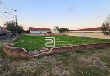 Terreno para alugar, 625 m² por r$ 2.096,00/mês - santa terezinha - piracicaba/sp