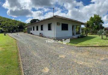 Sítio com 3 dormitórios, contendo também água de poço à venda, 44330 m² por r$ 800.000 - encano do norte - indaial/sc