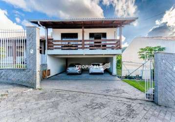 Casa com 4 dormitórios à venda, 409 m² por r$ 1.250.000,00 - garcia - blumenau/sc