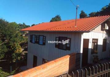 Casa com 3 dormitórios à venda, 115 m² por r$ 400.000,00 - valparaíso - blumenau/sc