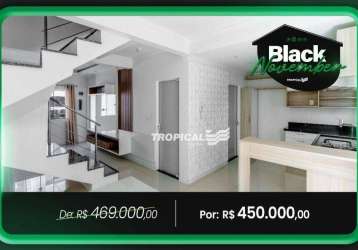 Sobrado com 3 dormitórios, 99 m² - venda por r$ 450.000,00 ou aluguel por r$ 3.050,00/mês - itoupavazinha - blumenau/sc