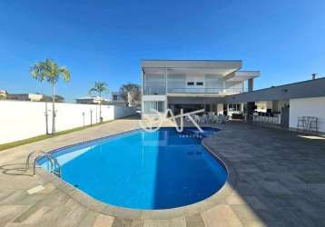 Casa com 7 dormitórios à venda, 600 m² por r$ 7.000.000 - condomínio chácara serimbura - são josé dos campos/sp