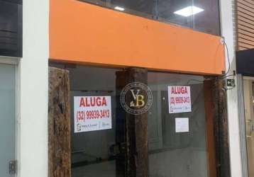 Loja para alugar, 100 m² por r$ 1.650,00/mês - bom pastor - juiz de fora/mg