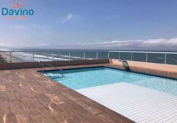 1040milhão - 3 dormitórios um suíte - sacada gourmet - frente mar - estilo novo - lazer completo