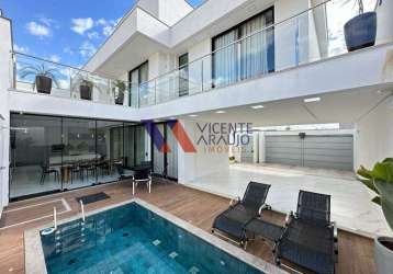 Casa duplex com 3 quartos e piscina aquecida à venda, bairro guarujá mansões em betim.