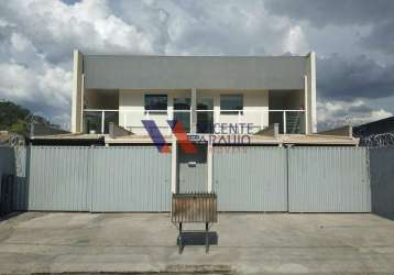 Casa geminada de dois quartos com suite a venda, bairro duque de caxias em betim.