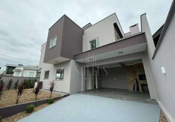 Casa com 3 dormitórios à venda, 119 m² por r$ 548.000,00 - três rios do sul - jaraguá do sul/sc