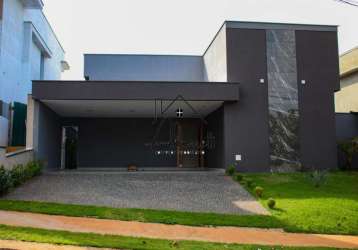 Casa térrea, 180 m2 de área construída e 360 m2 área total - condomínio villa d&apos;aquila