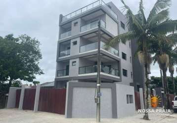 Apartamento garden com 2 dormitórios à venda, 75 m² por r$ 569.000,00 - brasília - itapoá/sc