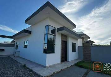 Casa com 2 dormitórios à venda, 59 m² por r$ 380.000,00 - volta ao mundo i - itapoá/sc