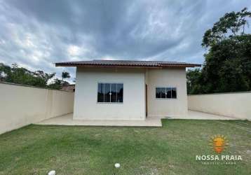 Casa sozinha no terreno, 3 dormitórios à venda, 80 m² por r$ 504.000 - são jose - itapoá/sc