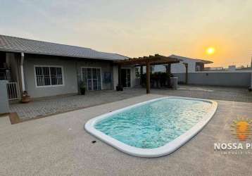 Casa com 4 dormitórios à venda, 190 m² por r$ 900.000,00 - itapema do sai - itapoá/sc