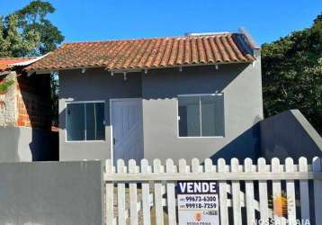 Casa com 2 dormitórios à venda, 40 m² por r$ 190.000,00 - pontal do norte - itapoá/sc