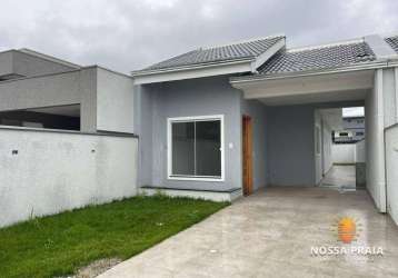 Casa com 3 dormitórios à venda, 85 m² por r$ 429.000,00 - são jose - itapoá/sc