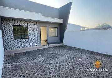 Casa com 3 dormitórios à venda por r$ 294.000,00 - cambiju - itapoá/sc