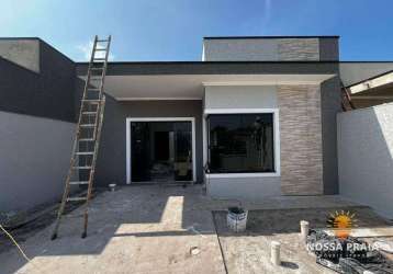 Casa com 2 dormitórios à venda, 62 m² por r$ 370.000,00 - rainha do mar - itapoá/sc