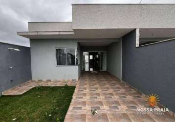 Casa com 3 dormitórios à venda, 114 m² por r$ 475.000,00 - são jose - itapoá/sc