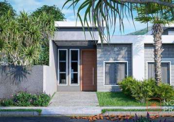 Casa com 3 dormitórios à venda, 100 m² por r$ 570.000,00 - praia das conchas - itapoá/sc