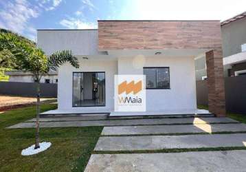 Casa com 3 dormitórios à venda, 100 m² - campo redondo - são pedro da aldeia/rj