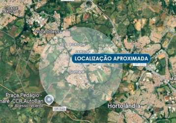 Área com 81.687 m² - quilombo - sumaré - sp