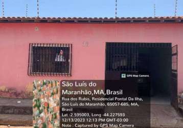 Casa 80 m² - pontal da ilha - são luís - ma