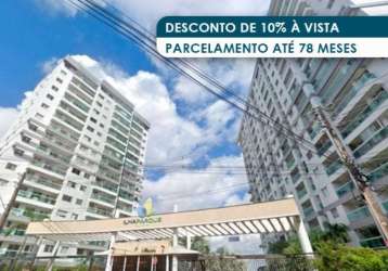 Apartamento 64 m² com 01 vaga (próx. ao shopping da ilha) - maranhão novo - são luís - ma