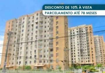 Apartamento 45 m² (01 vaga) - areia branca - belford roxo - rj