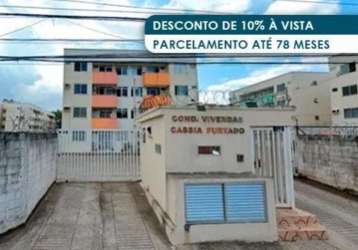 Apartamento 56 m² (01 vaga) - rocha sobrinho - mesquita - rj