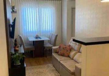 Apartamento com 2 dormitórios à venda, 47 m² por r$ 190.000 - vossoroca - votorantim/sp