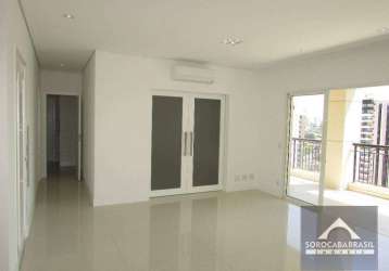 Apartamento com 3 dormitórios, 196 m² - venda por r$ 2.250.000,00 ou aluguel por r$ 11.200,00/mês - condomínio único campolim - sorocaba/sp