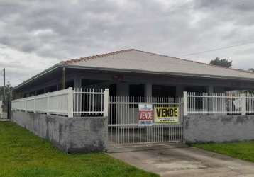 Casa de esquina à venda em guaratuba-pr, bairro nereidas: 2 quartos, 1 sala, 2 banheiros, 6 vagas de garagem, 138m²!