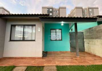 Casa com 2 dormitórios à venda, 57 m² por r$ 250.000,00 - jardim maria celina - londrina/pr