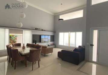 Casa com 3 dormitórios à venda, 268 m² por r$ 1.790.000 - jardim de itapoan - residencial athenas paulínia/sp