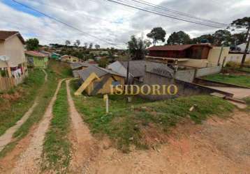 Terreno à venda na rua cinco de fevereiro, canguiri, colombo por r$ 187.000