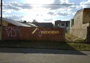 Terreno à venda na rua antonino teixeira, santa cândida, curitiba por r$ 390.000