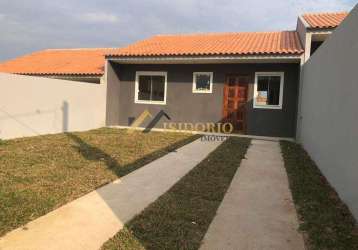 Excelente casa nova! 03 qtos., vaga de garagem, bem localizado.