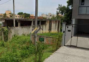 Terreno próximo parque bacacheri 105m² área total. oportunidade