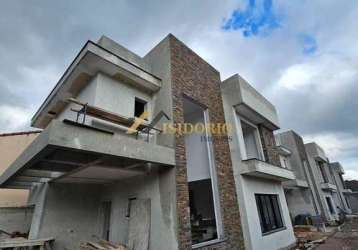 Casa em condomínio fechado com 3 quartos à venda na rua professora maria de assumpção, boqueirão, curitiba, 172 m2 por r$ 1.349.000