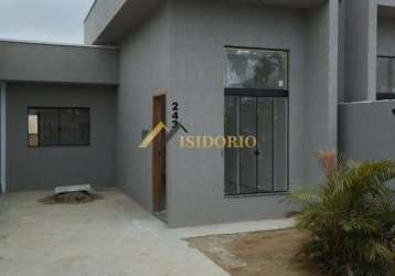 Casa com 3 quartos à venda na rua alfredo voss, costeira, araucária, 75 m2 por r$ 440.000