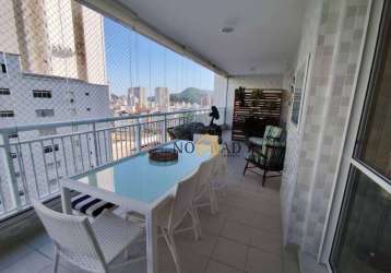 Apartamento com 3 dormitórios à venda, 126 m² por r$ 1.300.000,00 - praia das astúrias - guarujá/sp