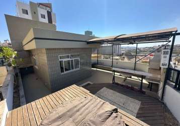 Cobertura com 4 quartos à venda em palmares, belo horizonte , 199 m2 por r$ 850.000