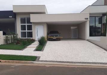 Residencial real park - linda casa térrea no condomínio real park em sumaré sp