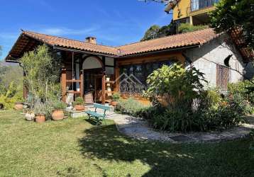 Linda casa estilo toscana na itália 4  suítes na serra teresópolis -rj