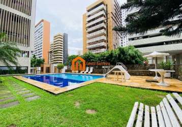 Apartamento com 4 quartos à venda na rua juazeiro do norte, 199, meireles, fortaleza por r$ 1.850.000