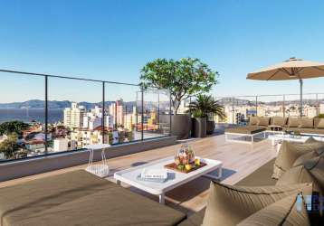 Apartamento com 2 quartos à venda na avenida marinheiro max schramm, 2701, estreito, florianópolis por r$ 970.000