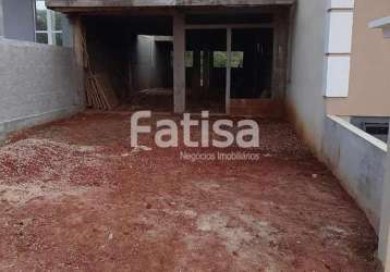 Terreno com casa em construção, roselândia, passo fundo - rs