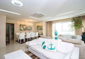 Excelente apartamento com 3 suítes na pompéia, santos - 207 m², varanda gourmet e vista para o mar